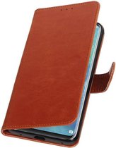 Wicked Narwal | Premium bookstyle / book case/ wallet case voor Huawei Mate 20 Pro Bruin
