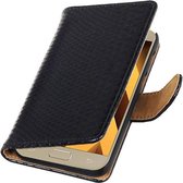 Wicked Narwal | Snake bookstyle / book case/ wallet case Hoes voor Samsung Galaxy A5 2017 A520F Zwart