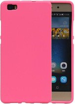 Wicked Narwal | Sand Look TPU Hoesje voor Huawei P8 Lite Roze