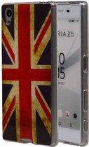Wicked Narwal | Britse Vlag TPU Hoesje voor sony Xperia Z5 UK