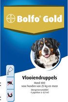 Bolfo Gold 400 Anti vlooienmiddel - Hond - >25 kg - 2 pipetten