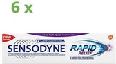 Sensodyne Rapid Relief Tandpasta 6 Pack