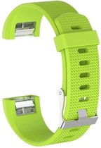 watchbands-shop.nl Siliconen bandje - Fitbit Charge 2 - Groen - Small