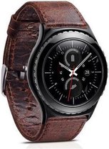 watchbands-shop.nl Leren bandje - Samsung Gear S2 - DonkerBruin