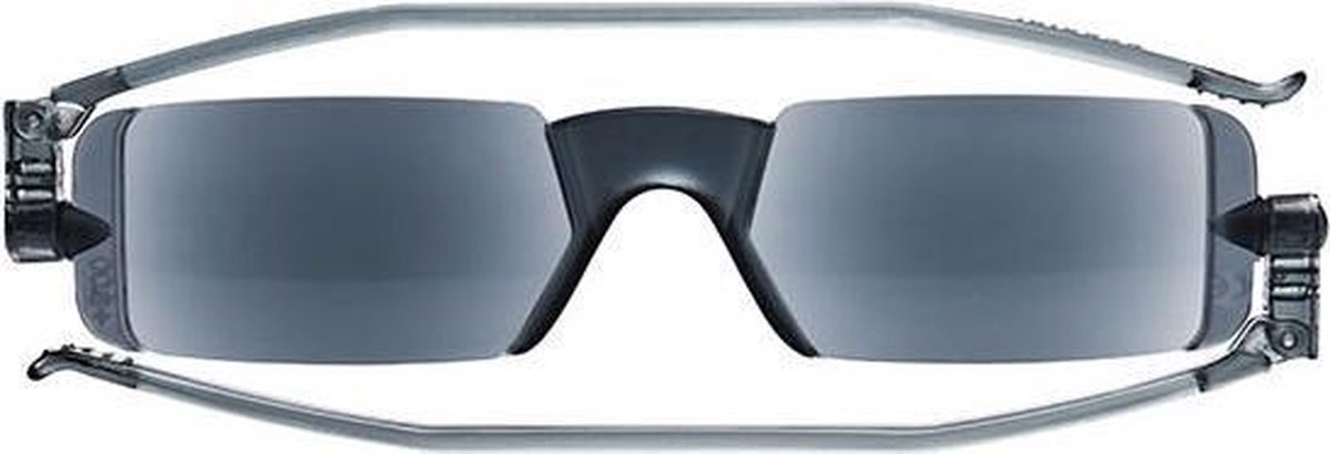 Zonneleesbril Nannini compact opvouwbaar-Zwart-+2.50
