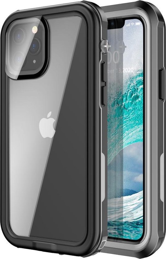 Waterproof Case voor Apple iPhone 12/12 Pro - zwart |