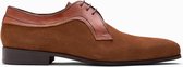 Paulo Bellini Lace Up Shoe Ravenna Suede/Leather Cognac