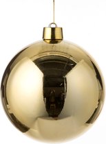 1x Grote kunststof kerstbal zilver 25 cm - Groot formaat zilveren  kerstballen | bol.com
