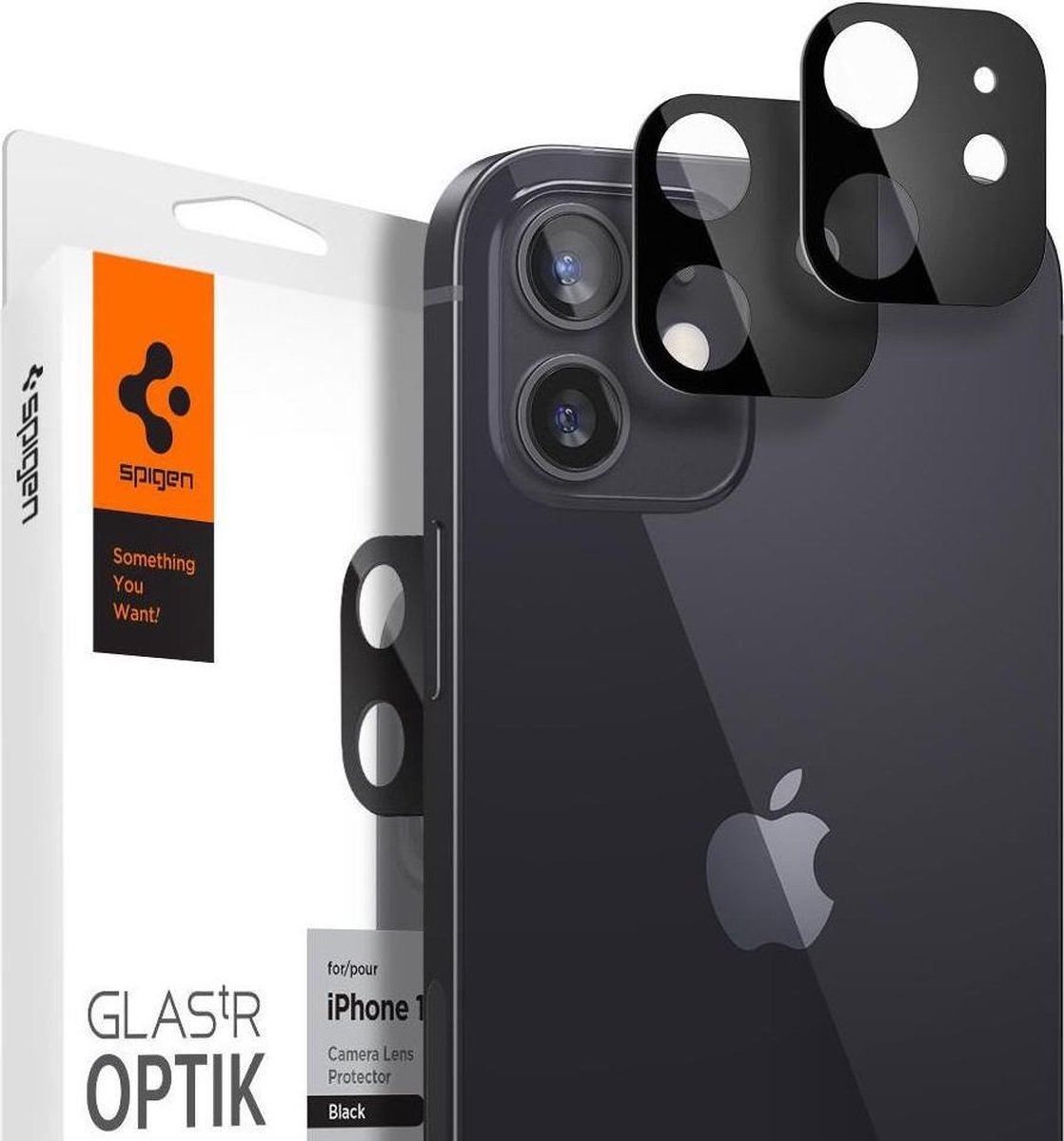 Spigen Optik Apple iPhone 12 Mini Camera Lens Protector (2-Pack)