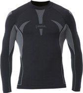 Iron-ic Thermoshirt Heren Polyamide/polypropyleen Zwart Mt L/xl