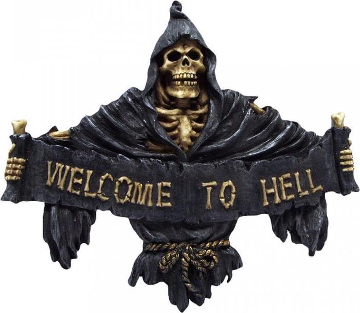 Nemesis Now Muurdecoratie Welcome To Hell Multicolours
