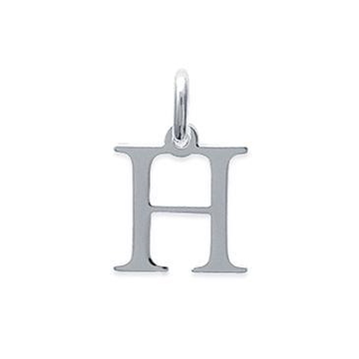 Blinx Jewels Zilveren Hanger Letter H
