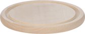 Ø 30 cm Ronde snijplank van esdoornhout met sapgeul