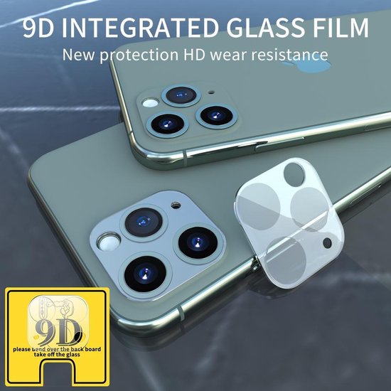 LitaLife Apple iPhone 11 Camera Lens Protector Transparant Tempered