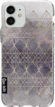 Casetastic Apple iPhone 12 Mini Hoesje - Softcover Hoesje met Design - Cold Diamonds Print