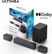 Bol.com Ultimea - Poseidon D60 - Soundbar - Soundbar voor TV - Luidsprekers - Luidsprekerkabels - Speaker - 3D Surround Soundbar... aanbieding