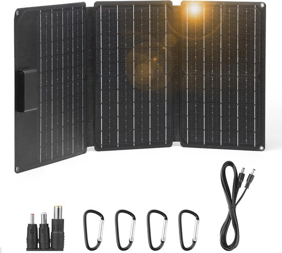 Raddy SP30 30 W zonnepaneel, opvouwbare draagbare zonne-oplader, QC3.0 USB- poort/type-C/DC 18 V snellade-acculader voor outdoor, camping, wandelen Raddy SP30 30 W zonnepaneel, opvouwbare draagbare zonne-oplader, QC3.0 USB- poort/type-C/DC 18 V snellade-acculader voor outdoor, camping, wandelen