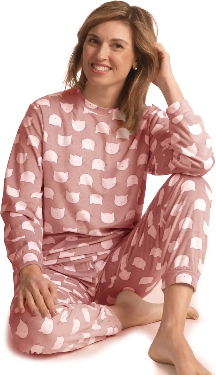 CityComfort Damespyjama, fleece pyjama met capuchon voor dames en tieners, pluizige loungewear-set, gezellige fleece pyjama's, marineblauw, S