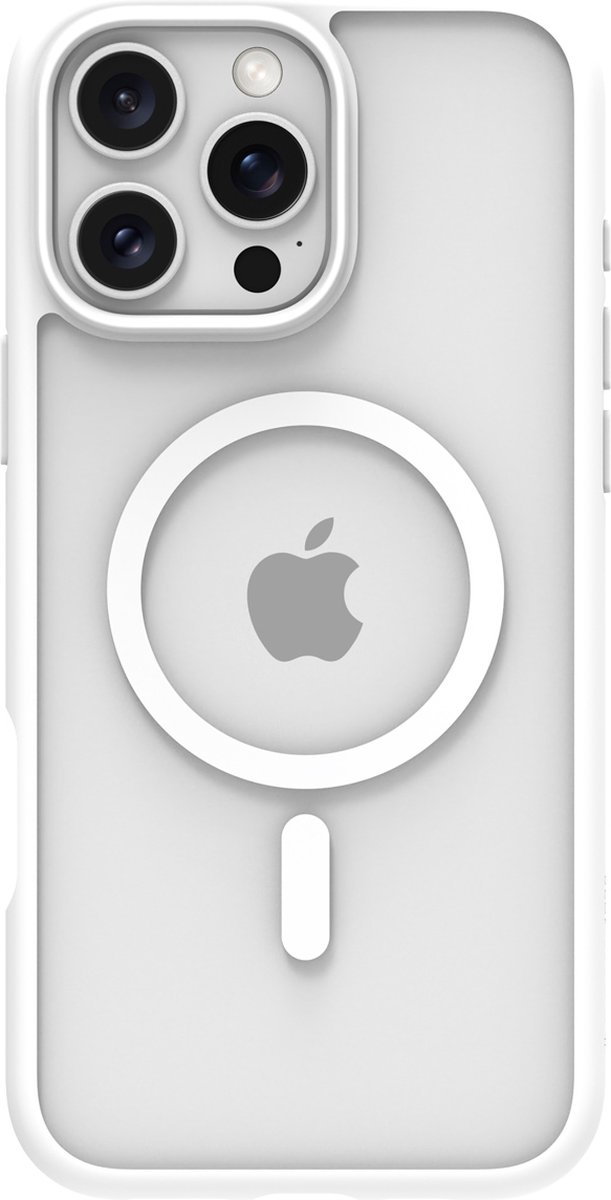Dbramante1928 – Grenen Mag geschikt voor iPhone 16 Pro Max Hoesje - wit