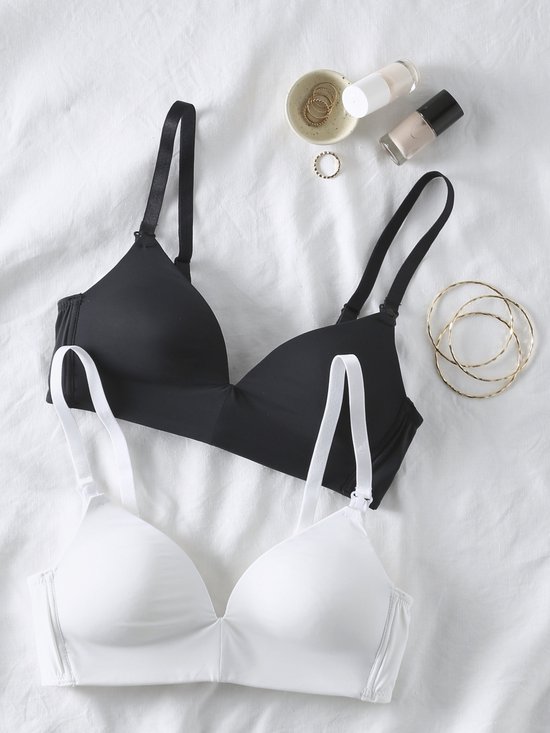 ENVIE DE FRAISE Lot de 2 soutiens-gorge grossesse et allaitement en microfibre et dentelle