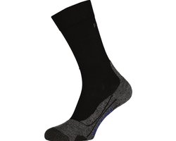 FALKE TK2 Cool Wandelsokken anti blaren, medium padding functioneel garen sportsokken heren zwart - Maat 46-48