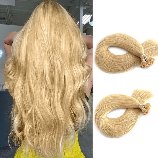Remeehi Haarverlängerung – 66 Cm, 613# Bleach Blonde, Echthaar-Pferdeschwanz – Seidig & Einfach Anzubringen