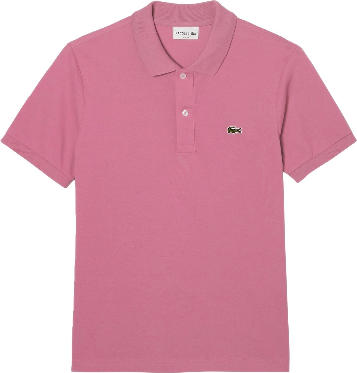 Lacoste Slim Fit polo Roze