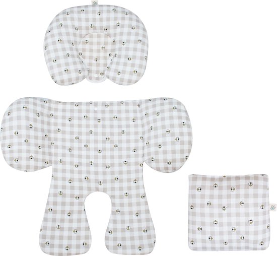 Luvetrex ® Comfortabele Universele Baby Zitverkleiner met Hoofd-, Lichaam- en Rugsteun van Merkloos — afbeelding 4