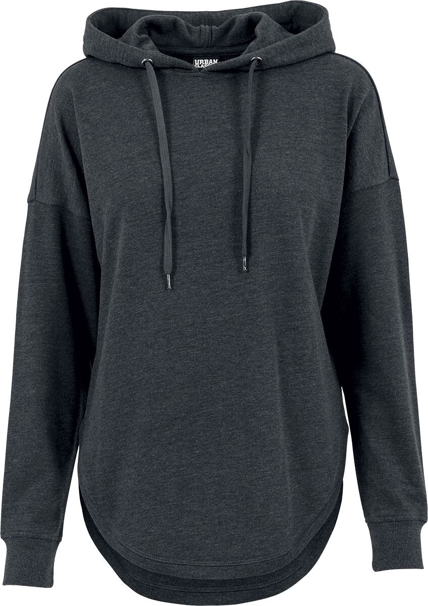 Urban Classics Oversized Terry Hoodie Dames Trui met capuchon S Grijs