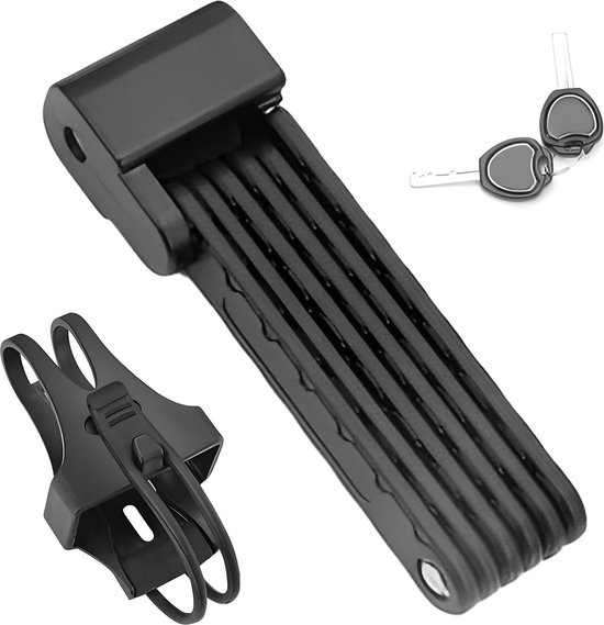 ANFIL® Opvouwbaar Fietsslot met 3 Sleutels - Robuust Vouwslot van
