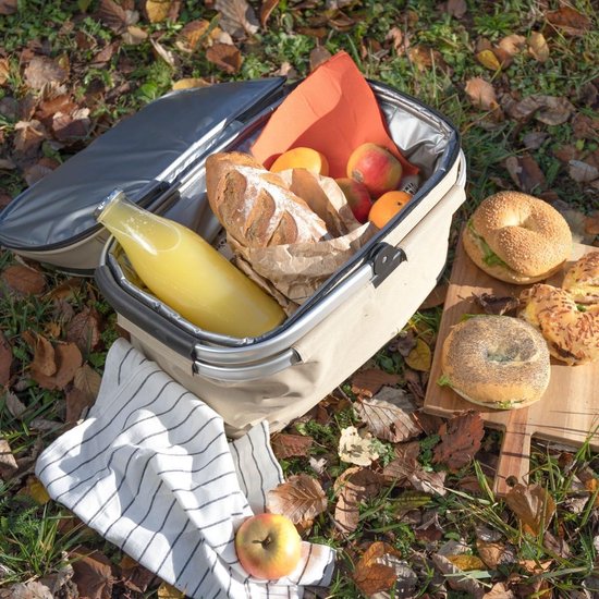 Wicked Picknickmand maat L, grey