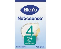 Hero Nutrasense Peutermelk Classic 4 (2+ Jaar) - 1 x 700gr - Flesvoeding - met Melkvet - Palmolie Vrij (Voorheen Hero Baby Classic 4)