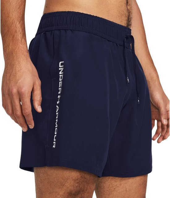 Under Armour UA Woven Wdmk Shorts Heren Sportbroek - Blauw - Maat XXL | bol