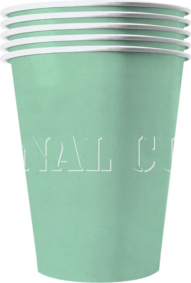 ORIGINAL CUP - 20 Amerikaanse recyclebare kartonnen bekers mint 53 cl