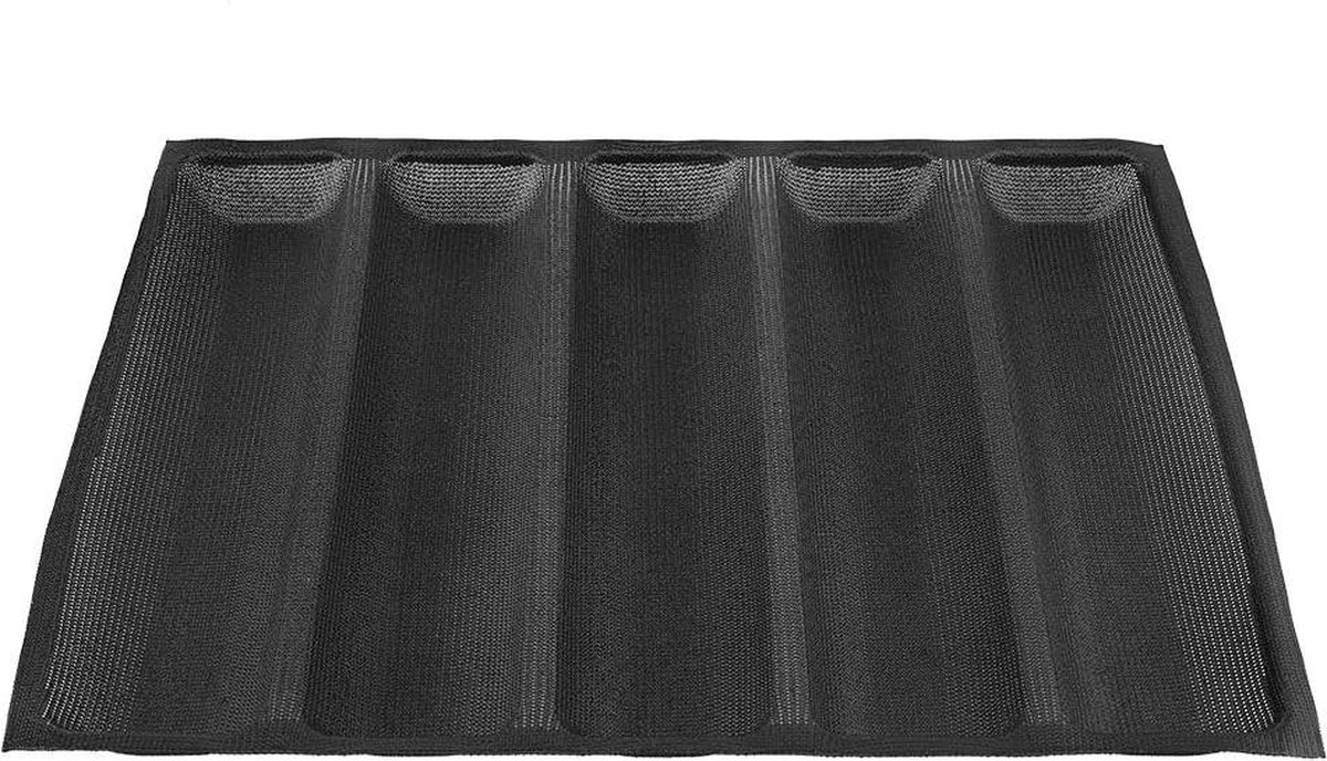 French Bread Pan - 5 golfbrood bakvorm - baguettepan - toastvorm - bakken van baguettes
