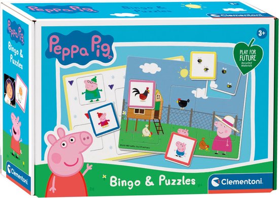 Clementoni Klassieke Educatieve Spellen - Peppa Pig - Bingospel