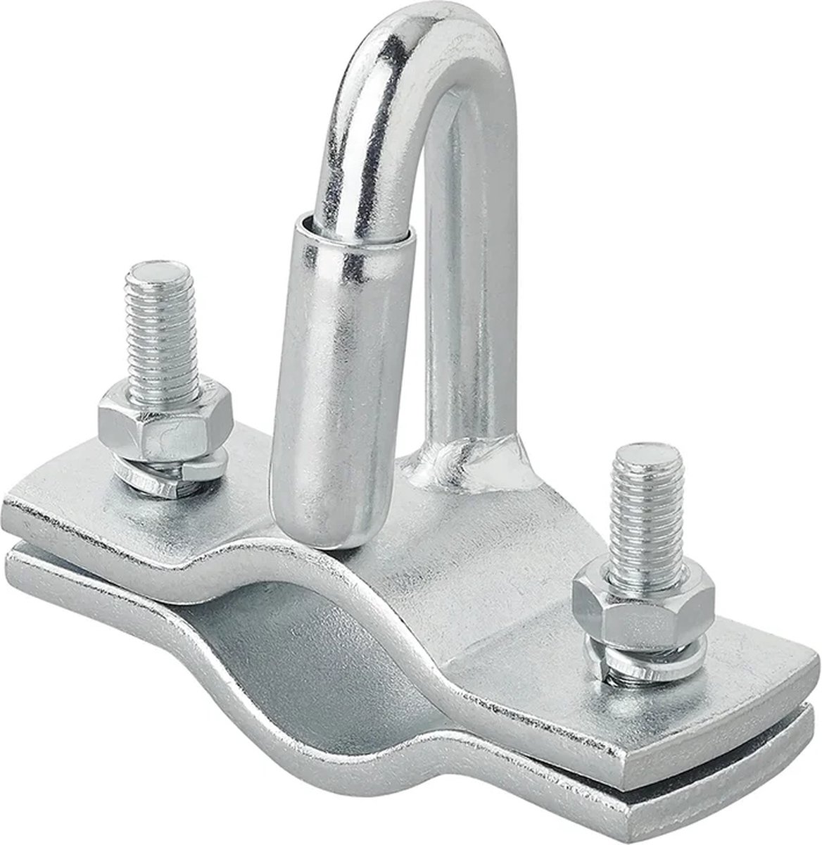 VCTparts® Hulpkoppeling met Veer voor Aanhanger en Trekhaak Zilver - Veiligheidskabel en Breekkabel Beveiliging