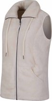 BJØRNSON Syrin Coral Fleece Bodywarmer Dames Zacht / 4 seizoenen - Maat 40 - Off-White