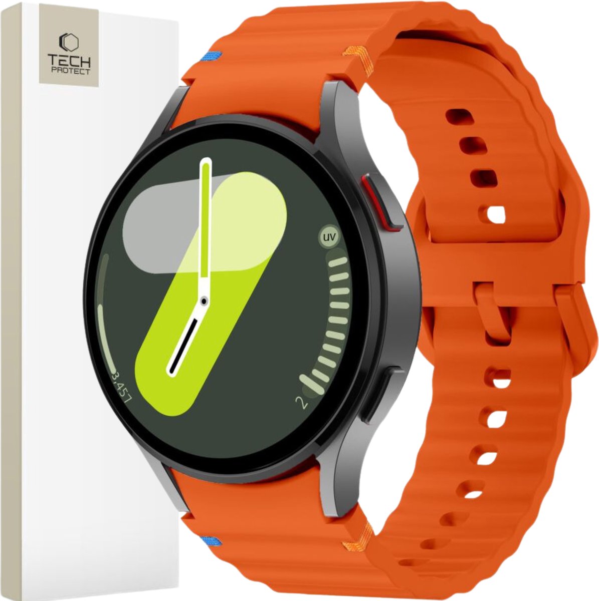 TECH-PROTECT SILICONEN SPORT SAMSUNG GALAXY WATCH 4 / 5 / 5 PRO / 6 / 7 / FE ORANJE