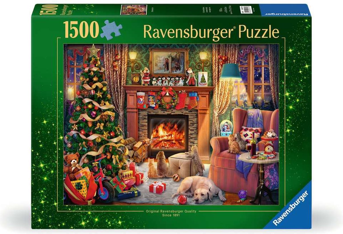 Ravensburger Christmas Eve - Kerst Legpuzzel - 1500 stukjes