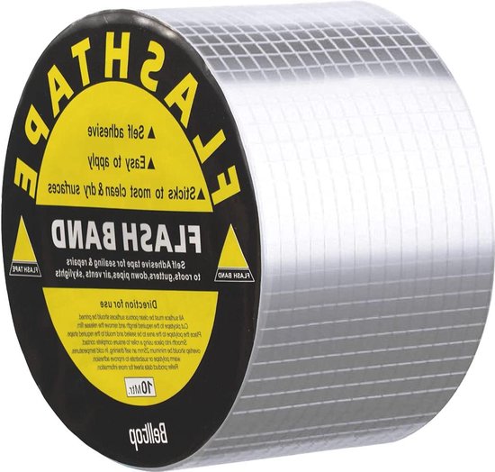 HSS® EPDM Butyltape, versterkt weefsel (10 cm x 5 m), waterdichte tape, hoogwaardige