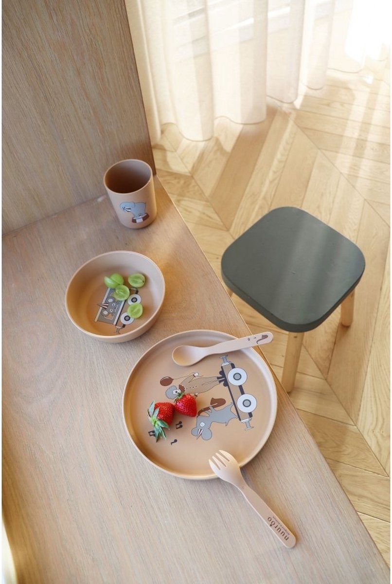 Marius bioplastic (PLA) dinerset 5-pack