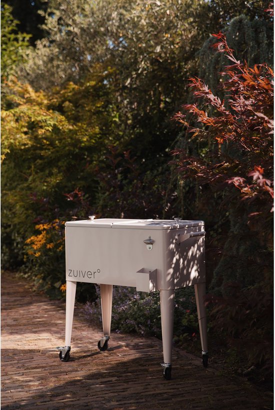 Zuiver Cooler Be Cool Koelbox/ Koelwagen Tuin Crème van Merkloos — afbeelding 4