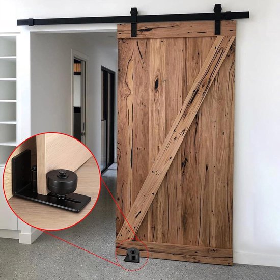 Adjustable Lower Roller Guide - Sliding Door Rail System with Screws ...