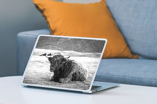 Autocollant pour ordinateur portable - 10,1 pouces - Highlander écossais - Berg - Animaux - 25x18cm - Autocollants pour ordinateur portable - Skin pour ordinateur portable - Housse