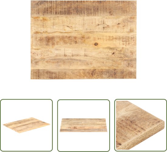vidaXL Ruw Mangohouten Opbergkist Kubusvormig Opslagkist Box Kist Dekenkist vidaXL Ruw Mangohouten Opbergkist Kubusvormig Opslagkist Box Kist Dekenkist
