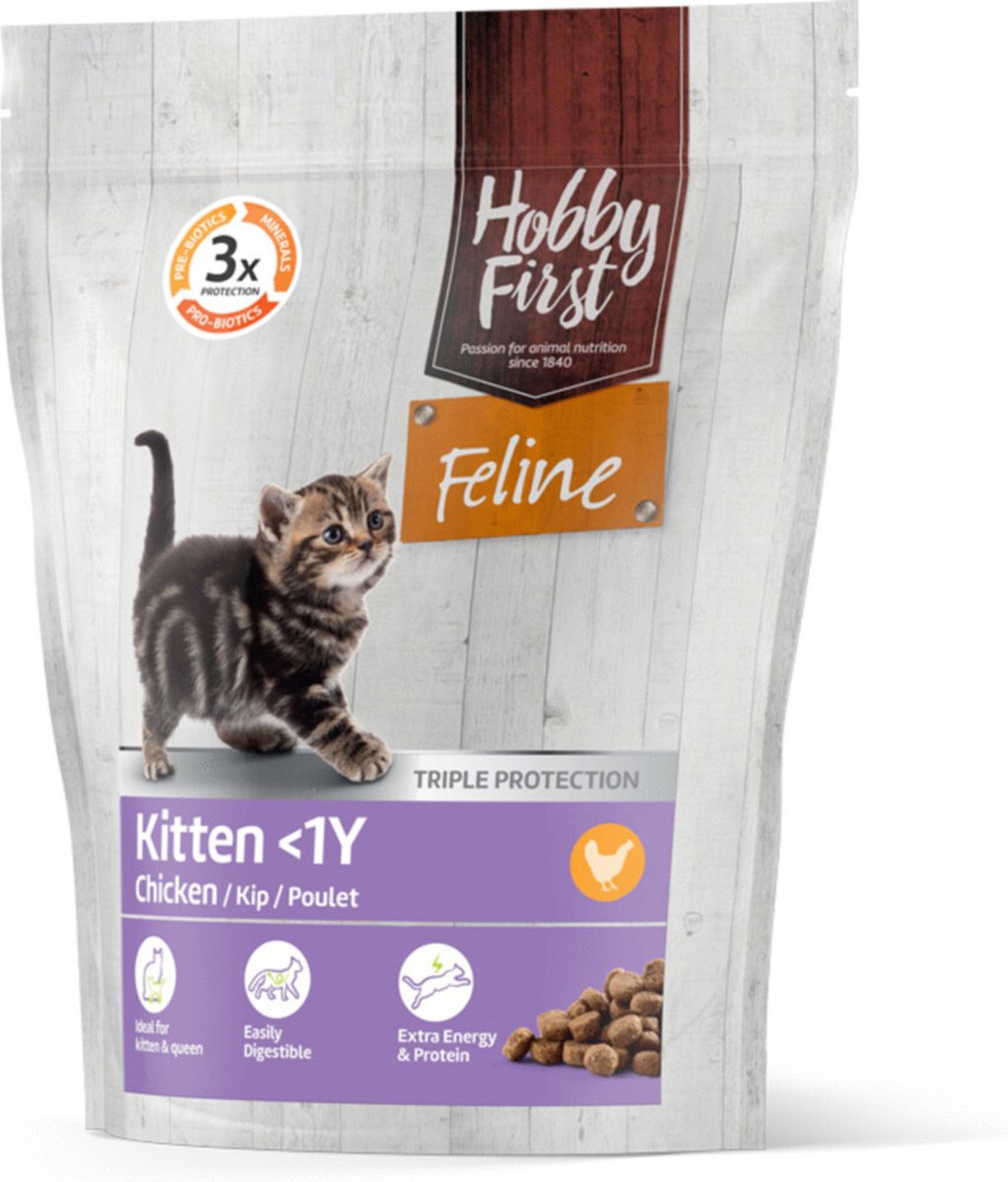 Hobbyfirst HobbyFirst | Feline | Kitten < 1Y | Kattenvoer | Kip | 1,5 KG