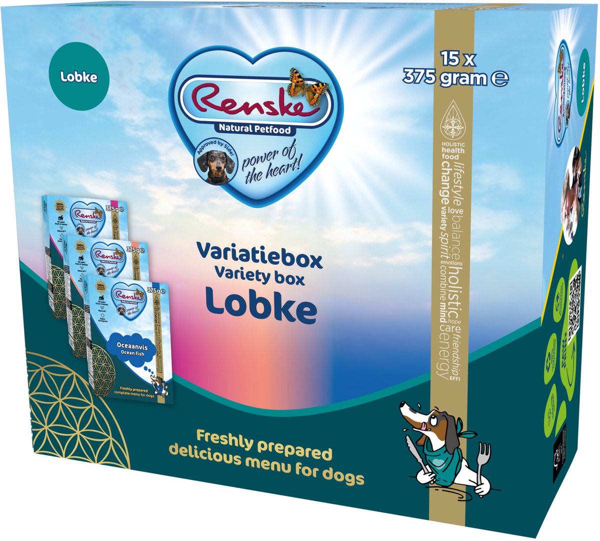Renske Vers Bereid Variatiebox Lobke hondenvoer (15x375g) 30 x 375 g