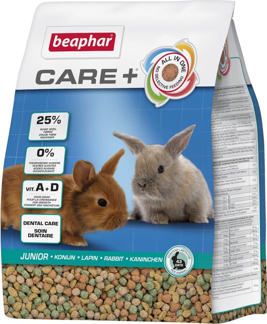 Xtravital Care+  Junior Konijnenvoer - 1.5 kg