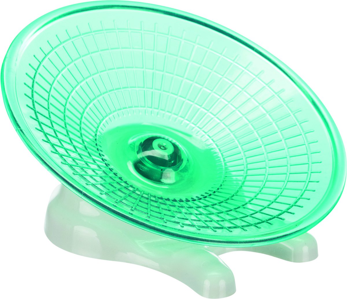 Trixie Loopschijf Voor Hamsters En Muis – Speelgoed – Ø17 cm Blauw Groen